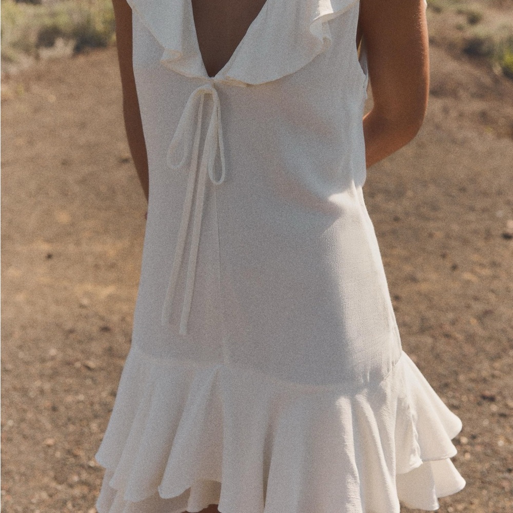 Zara Ruffle Sailor Mini Dress - Picture 2 of 6
